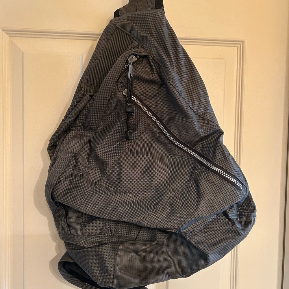Eddie Bauer Charcoal Crossbody One-Strap Backpack